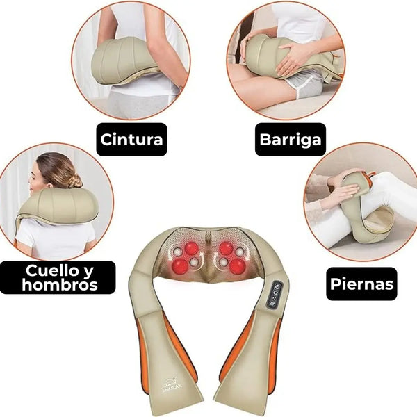 Masajeador Relajante Shiatsu